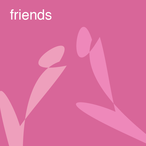 book cover for friends