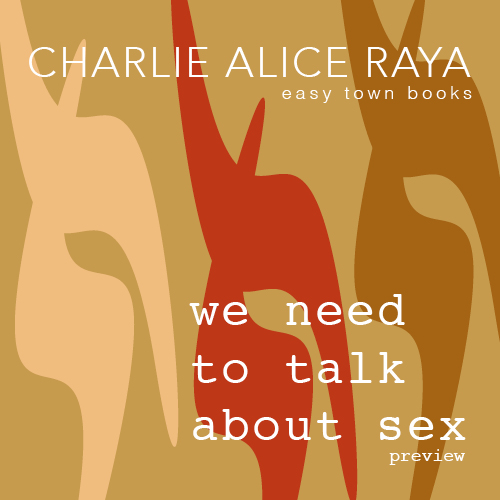 sex talk, preview, by Charlie Alice Raya, book cover